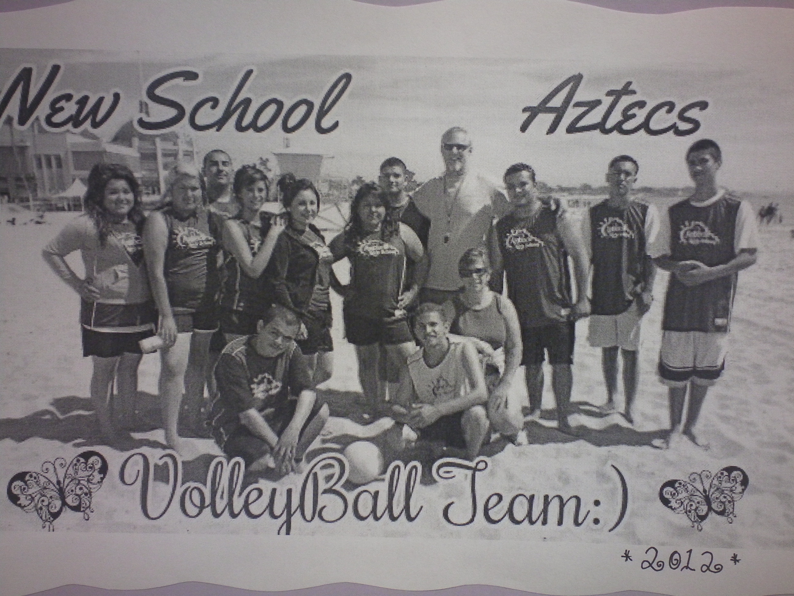 2012 Volleyball team photo