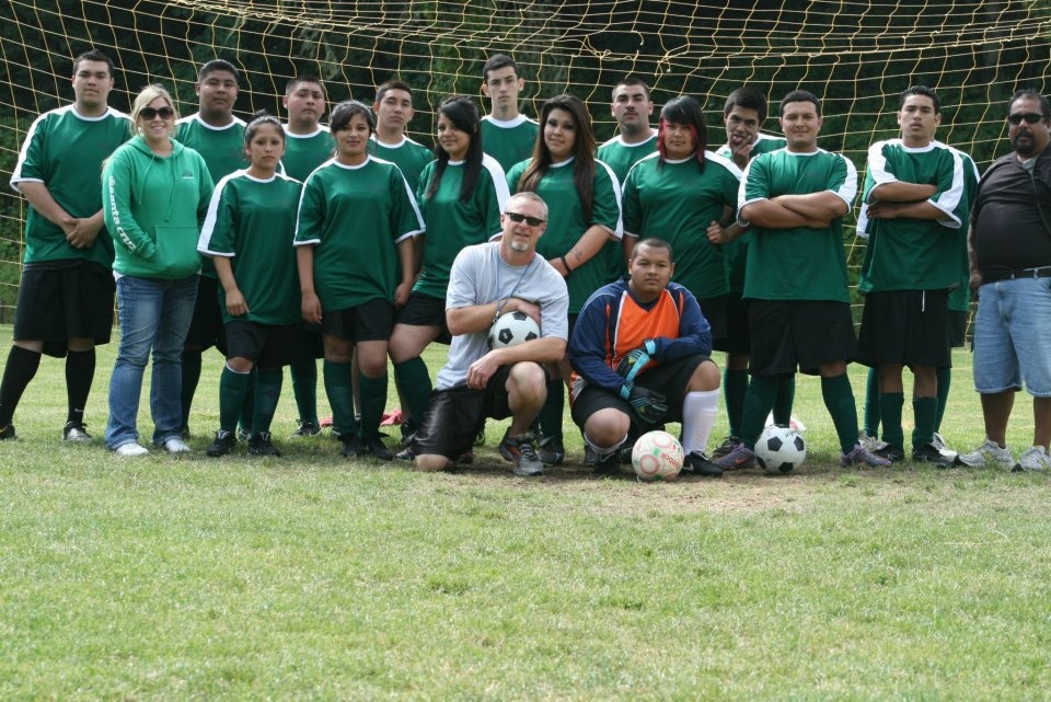 New School Soccer team photo